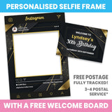 PERSONALISED SELFIE FRAME CUSTOM SOCIAL MEDIA PHOTO BOARD INSTAGRAM Model