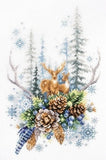 Magic Needle Cross Stitch Kit 200-017 Spirit of the winter forest Model