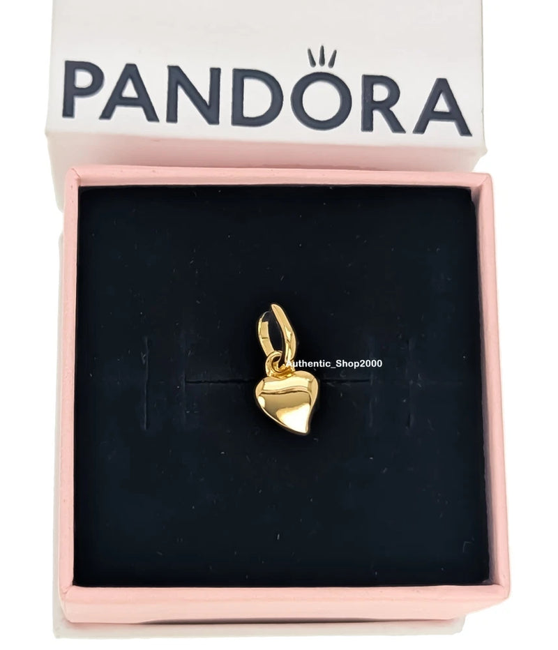 New 100% Authentic PANDORA ME 14k Gold Plated Heart Mini Dangle Charm 763691C00 Charms