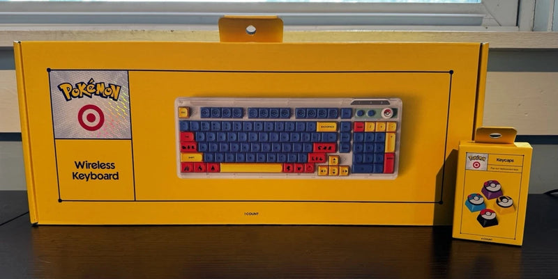Pokemon x Target Wireless Keyboard with Keycaps Set Poke Ball Master Ball Model