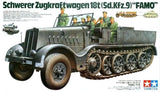 Tamiya 35239 1/35 Model Kit WWII German 18Ton Heavy Half-Track Sd.Kfz.9 Femo Model