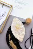 DIY Jewelry making kit "A little puzzle", Seed beaded brooch, Bead Embroidery Model