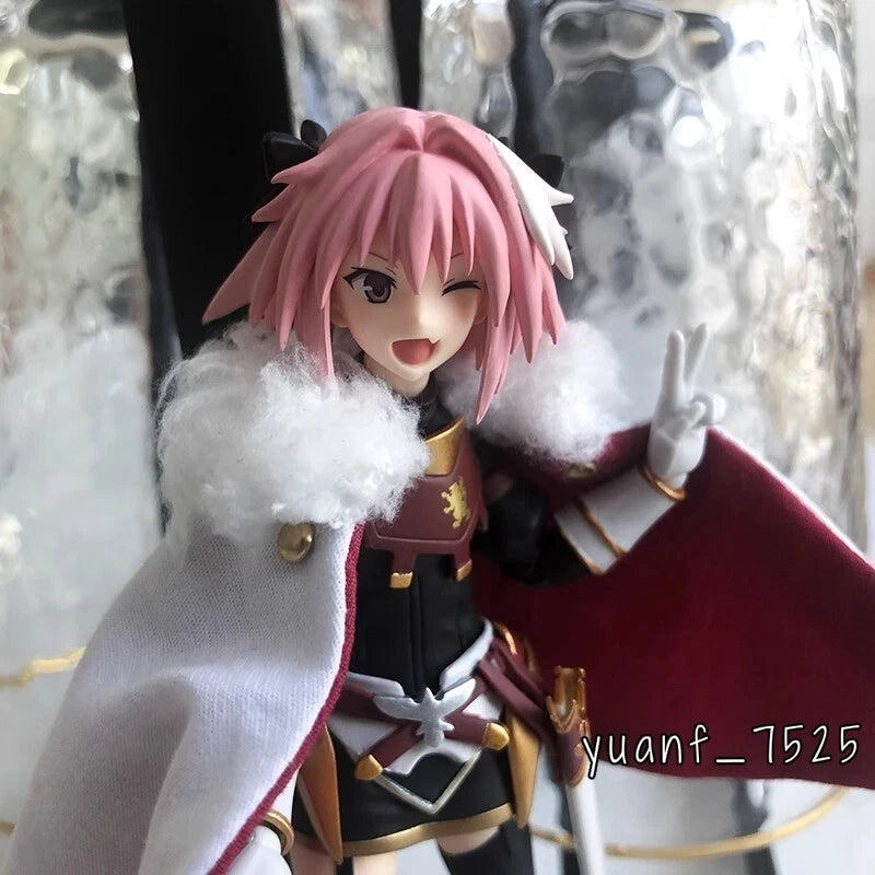 White Red Cape Cloak Model Kit For 1/12 Figma Astolfo Rider Figure Model NO Body Model