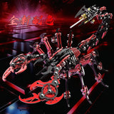 Color upgrade scorpion precision mechanical toy metal assembly model 3D puzzle Model