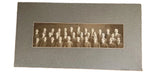 Antique 1900s Panoramic Group Photo Men Suits Masonic Lodge Guild Board 19x11 Model