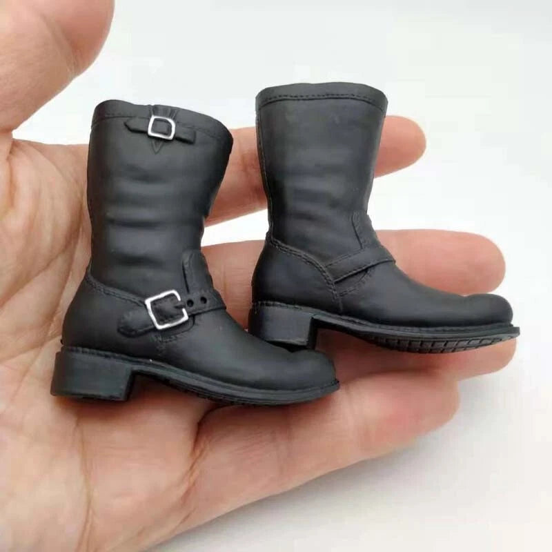 1/6 Solid Boots Male Soldier Shoes Model for 12in Action Figure Toy Collection Model