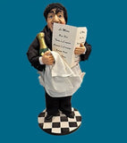 Butler Statue 12¡± Excellent Used Condition Displayed Behind Glass Never Used Model