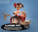 16CM tall Witch Diane Foxington Resin 3D Print Model Unpainted GK Figure Model