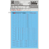 for MG 1/100 HG RG 1/144 Model Gray Red Caution Details Decal Stickers ver C021 Model