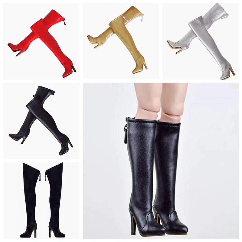 1:6 long Boot women Shoes For 12" UD AT201 AT202 AT203 figure model Doll toys Model