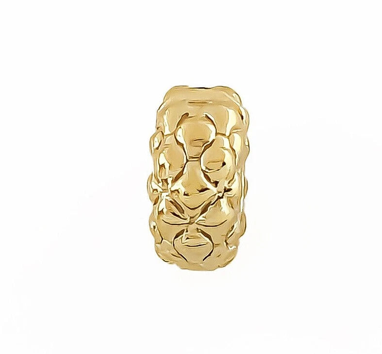 New 100% Authentic PANDORA 14K Gold Plated Studded Clip Charm 762716C00 Charms