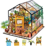 Rolife Greenhouse DIY Miniature Dollhouse Kit Creative Gift for Adults | 1:18... Model