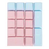 17 Key PBT Keycap Set Mechanical Numeric Keypads for Keyboard, Pink Blue Model