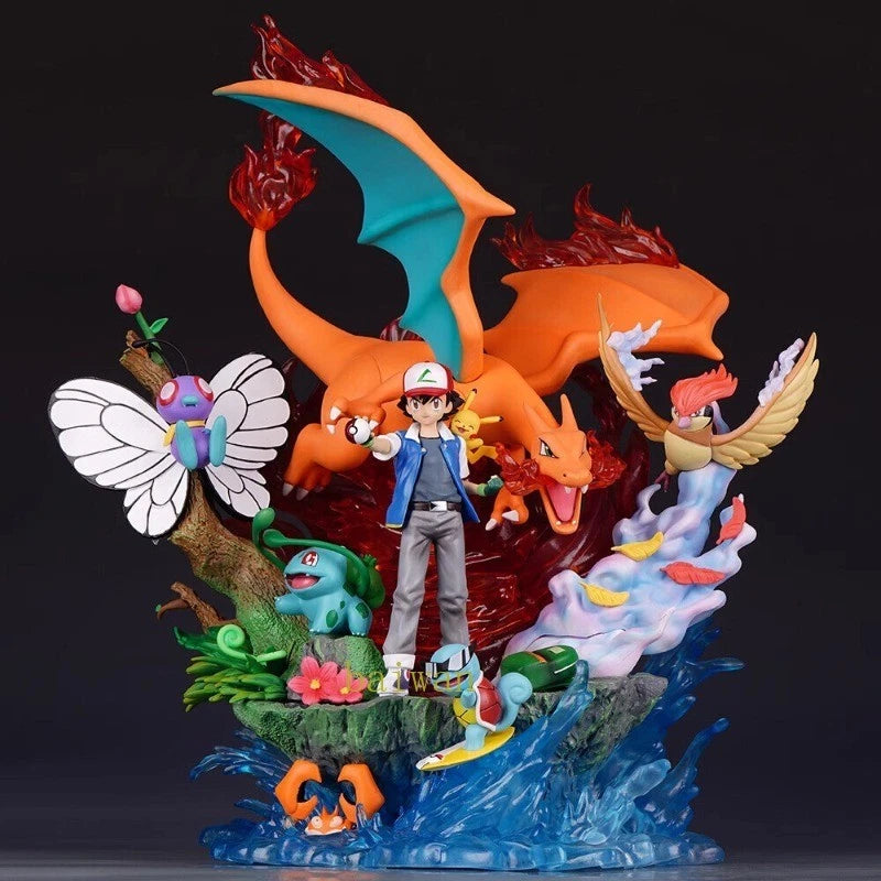 Collection Toy Gift EGG Studio 1/6 Ash Ketchum 16in LED Anime Series GK Figurine Model