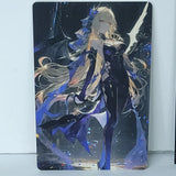 Seraphine Dark Premium Waifu Card Anime Girl Wall Art Oversized Board A5 Model