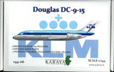 Karaya Models 1/144 DOUGLAS DC-9-15 KLM Dutch Airlines LIMITED EDITION KIT Model