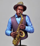 1/10 Resin Figure The Jazz Musician Unpainted Unassembled Model