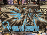 Bnadai HG 1/144 Mighty Strike Freedom Gundam [Recirculation Color/Neon Blue] Model