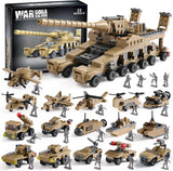MISTBUY WW2 Army Tank Toys Building Sets, Create a German Dora Cannon Model