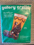 MICKEY'S CHRISTMAS TREE STOCKING DIY Kit Gallery Crafts #8004 Tree Pluto Vtg NEW Model
