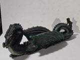 Green Dragon 11" Figurine Statue Decor Fantasy Mythical Creature Home Display Model