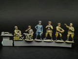 1/72 Resin Figure Soviet Union Staff and Senior Officers Set 6 Figures Unpainted Model