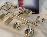 Hoppin Hydros Lowrider Chrome Speakers Amps Batteries 1/24 1/25 scale Model Kit Model