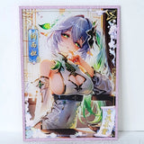 Nahida Pink Glitter Premium Waifu Card Anime Girl Wall Art Oversized Board A5 Model