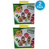 Crayola Holiday Doodle Tiles Magnetic Building Kit Write On Wipe Off  2 Pack New Model