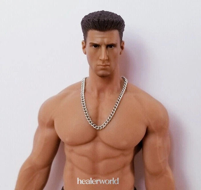1/12 1/6 Male Muscle Body Necklace Chain Model For Action Figure Collectibles Model