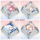 Anime Genshin Impact Cute Transparent Clear Keycaps MX Keyboard Cross Switches Model