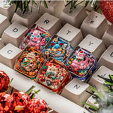 S-Craft XMAS 2025 5 Artisan Pokemon Keycaps, Ready To Ship Model