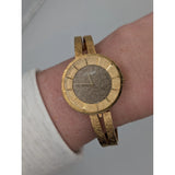 Vintage Citizen Gold Tone Mechanical Watch Model 86-1103 Small Wrist 4.75" Model