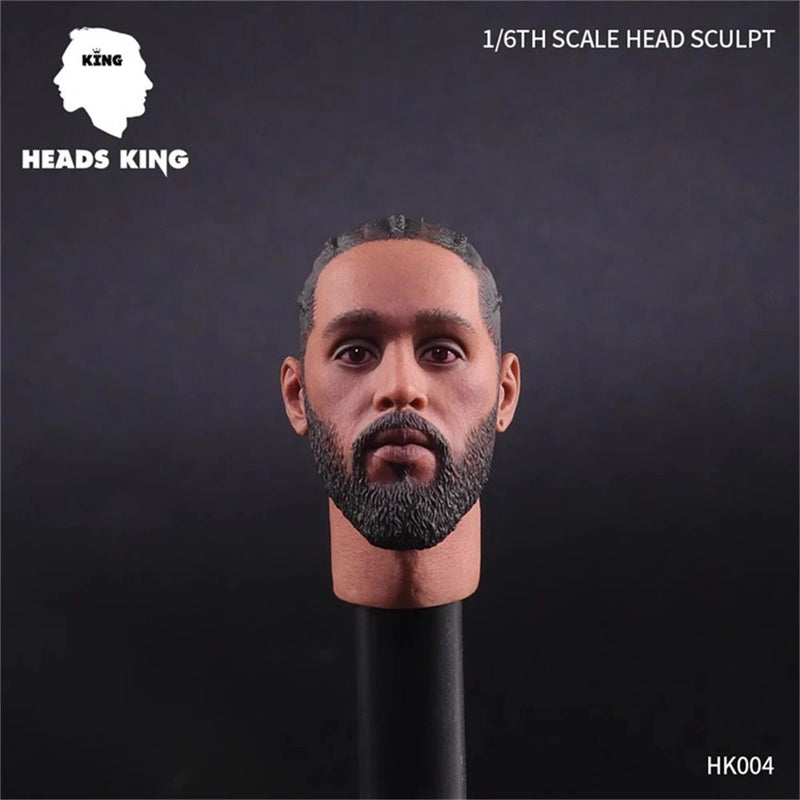 1/6 DIY Male Model Doll HK004 American Man Head Carved Fit 12in Action Figures Model