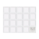 20 Pcs PBT Keycap Set DSA Mechanical Numeric Keypads for Keyboard, White Model