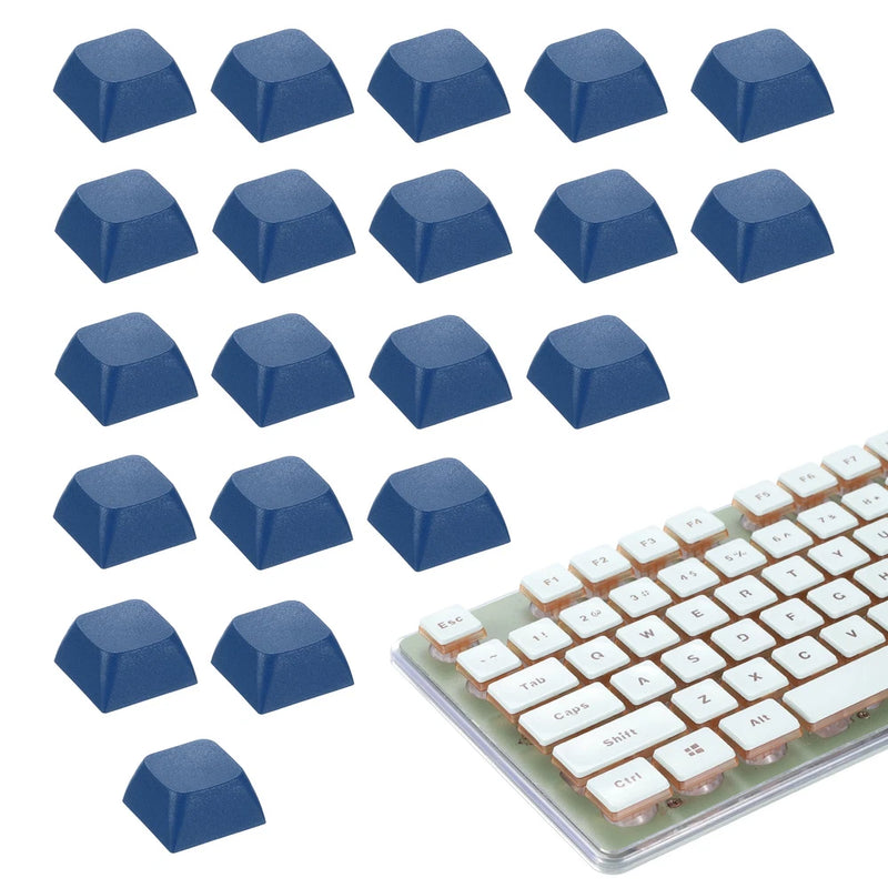 20Pcs XDA Profile Keycap Set PBT Mechanical Numeric Keypads, Sea Blue Model
