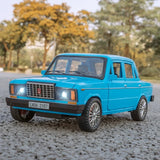 1:18 LADA 2107 Alloy Car Diecast Car Model Sound Light Collection Kids Toy Gift Model