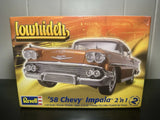 58 Chevy Impala 2 in 1 Chevrolet model kit M16C Sealed Revell 1:25 Lowrider Model