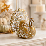 Thanksgiving Turkey Figurine Fall Harvest Shelf Decor 5.5 Inch Autumn Home Gifts Model