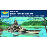 Trumpeter 05712 1/700 Scale Germany Tirpitz Battleship 1944 Model/Wooden Deck Model
