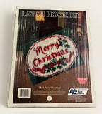 Vintage Christmas Craft Latch Hook Kit - MERRY CHRISTMAS 18?? x 24?? ?? New Model