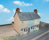 N Scale Building - UK Style Terraced House (Cover Stock PRE-CUT Paper Kit) BIN5 Model