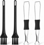 2Pcs Keycap Puller with 2Pcs Keyboard Brush Model