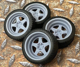 Resin 21/20 in. ??Rotiform ROC?? model car wheels, 1/24 1/25 scale Model