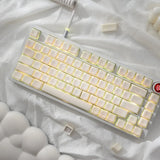 XVX Frost Jade Keycaps ¨C Minimalist MDA Profile PBT 132 Keys Model