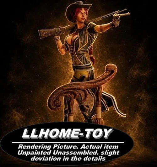 1/6 Emily The Sheriff Resin 3D Print Model Unpainted Unassembled GK Figure Model