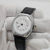 1919 Vintage Elgin 3/0s Cal 463 7J Offset Dial/Drivers Watch, Running Scarce Model