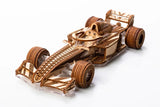 Mechanical Veter Models wooden & plastic 3D puzzle Racer-v3 F1 Racing Car Model Model