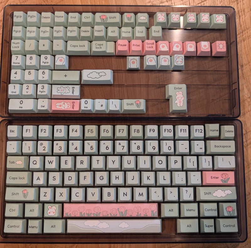 EPOMAKER PurrCap Keycap set with Keycap storage case Model