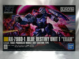 BANDAI HG Gundam 1/144 RX-79BD-1 Blue Destiny Unit 1 Exam HGUC Plastic Model Kit Model